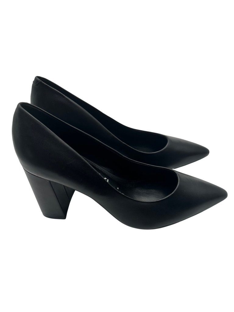 Calvin Klein Size 8.5m Black Jasmine Stylist Leather Upper Pumps Heels Shoes